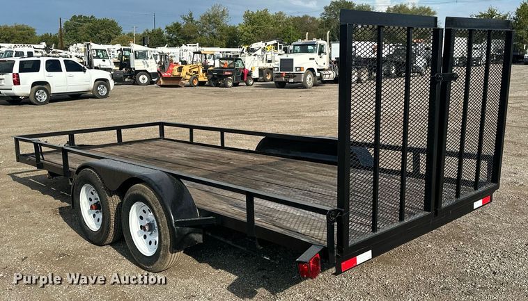 image for item EG1075 2014 Bulldog  716E utility trailer