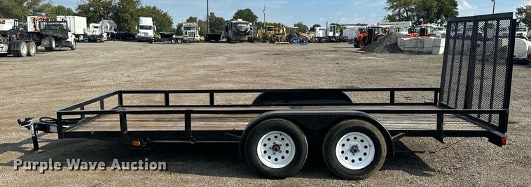 image for item EG1075 2014 Bulldog  716E utility trailer