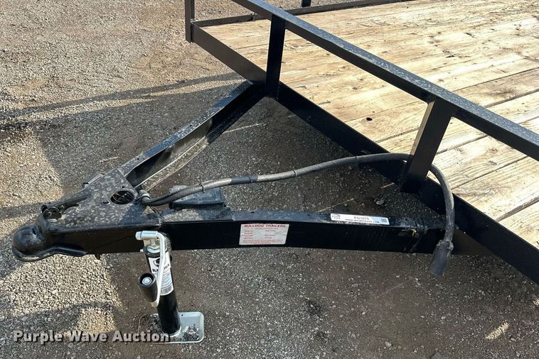 image for item EG1075 2014 Bulldog  716E utility trailer