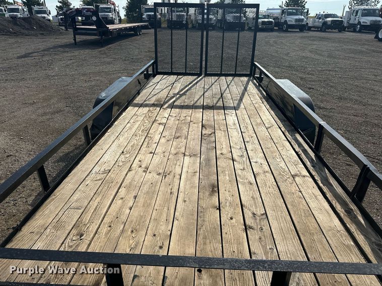 image for item EG1075 2014 Bulldog  716E utility trailer