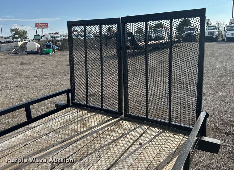 image for item EG1075 2014 Bulldog  716E utility trailer