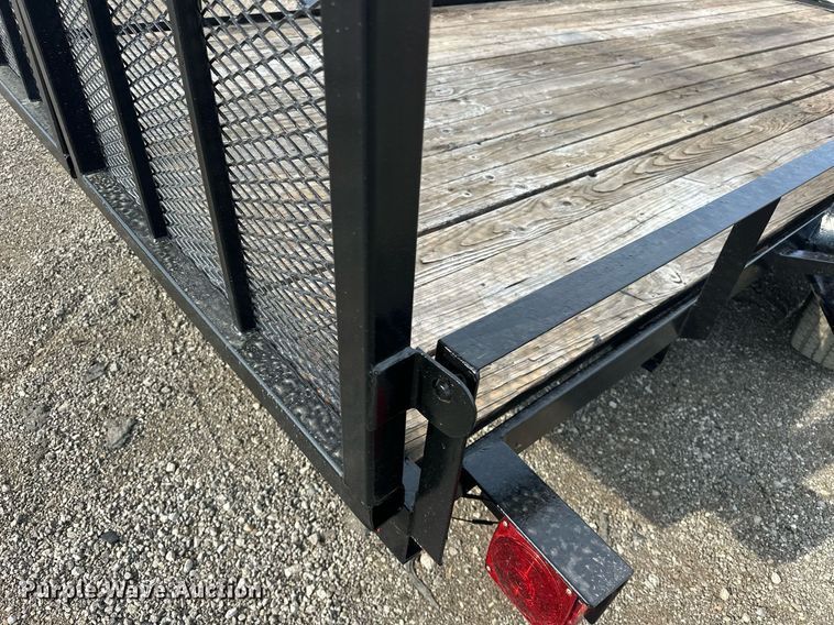 image for item EG1075 2014 Bulldog  716E utility trailer