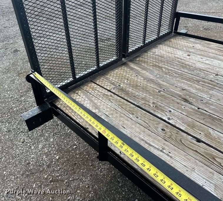 image for item EG1075 2014 Bulldog  716E utility trailer