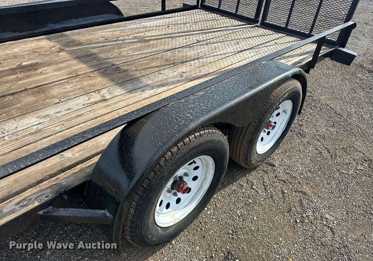 image for item EG1075 2014 Bulldog  716E utility trailer