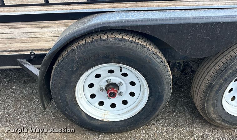 image for item EG1075 2014 Bulldog  716E utility trailer