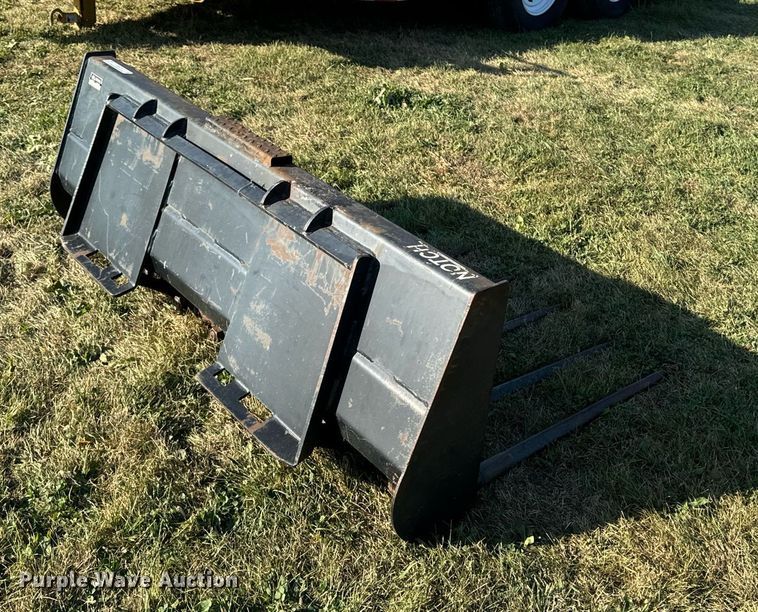 image for item EG6773 Notch MFG 66 MF skid steer manure forks