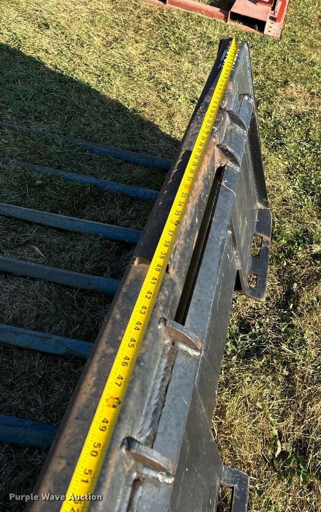 image for item EG6773 Notch MFG 66 MF skid steer manure forks