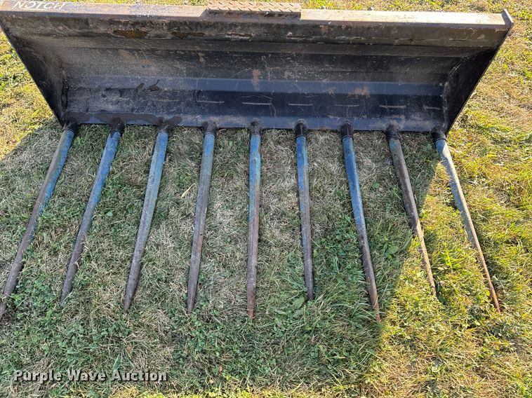 image for item EG6773 Notch MFG 66 MF skid steer manure forks