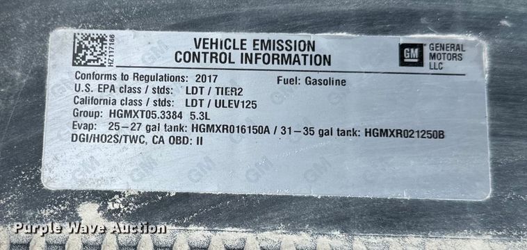 image for item EH7061 2017 Chevrolet  Silverado 1500 Double Cab pickup truck