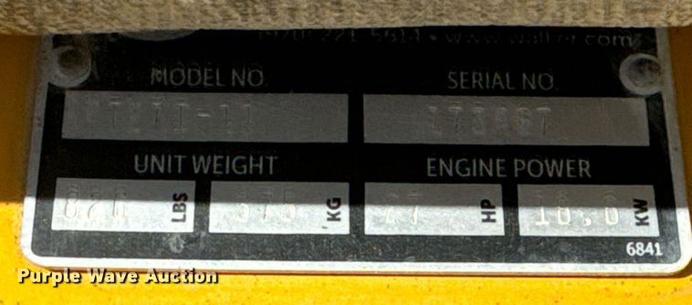 image for item EI4046 2022 Walker T27i ZTR lawn mower