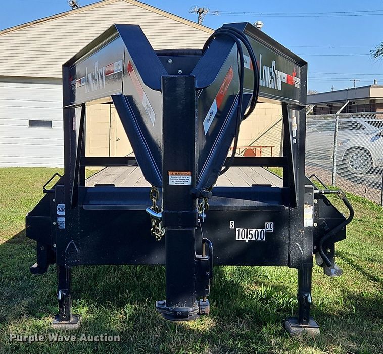 image for item EI8315 2022 Nationwide Trailers Lone Star equipment trailer