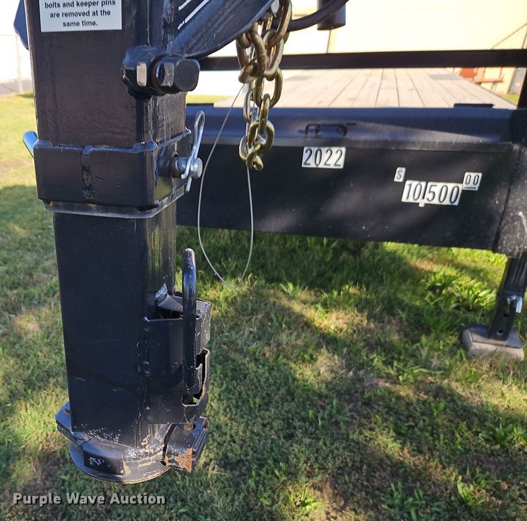 image for item EI8315 2022 Nationwide Trailers Lone Star equipment trailer