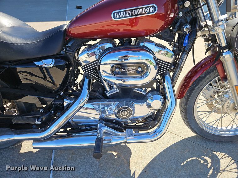 image for item EI8404 2009 Harley Davidson XL1200L Sportster Low motorcycle
