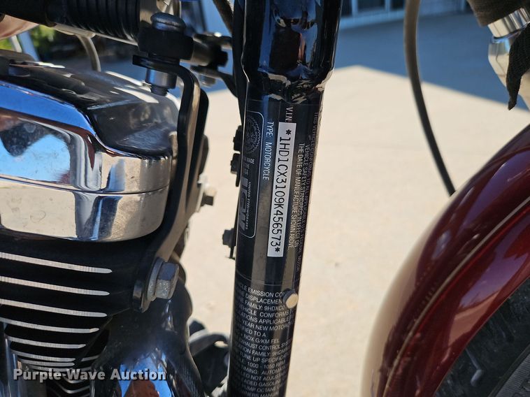 image for item EI8404 2009 Harley Davidson XL1200L Sportster Low motorcycle