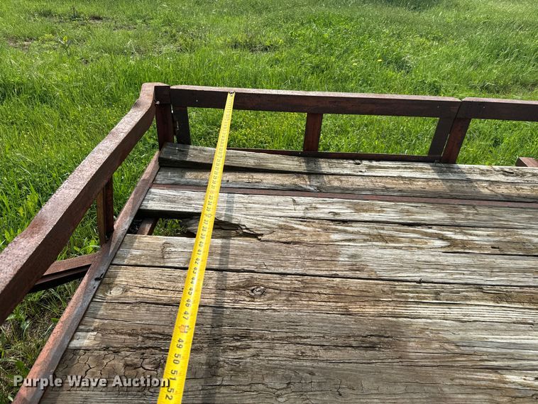 image for item EJ0504 Shop built  utility trailer