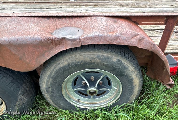 image for item EJ0504 Shop built  utility trailer