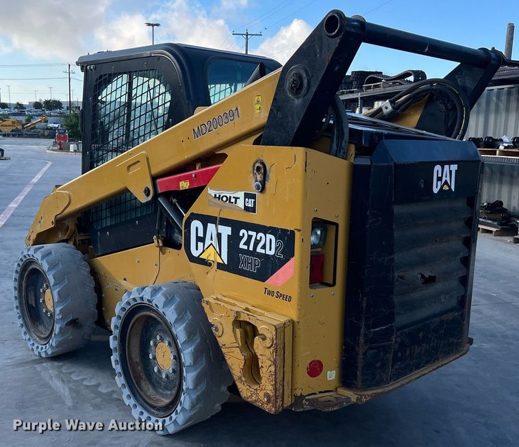 image for item EJ3029 2016 Caterpillar 272D2 XHP skid steer loader