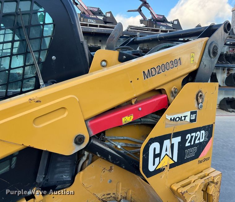 image for item EJ3029 2016 Caterpillar 272D2 XHP skid steer loader