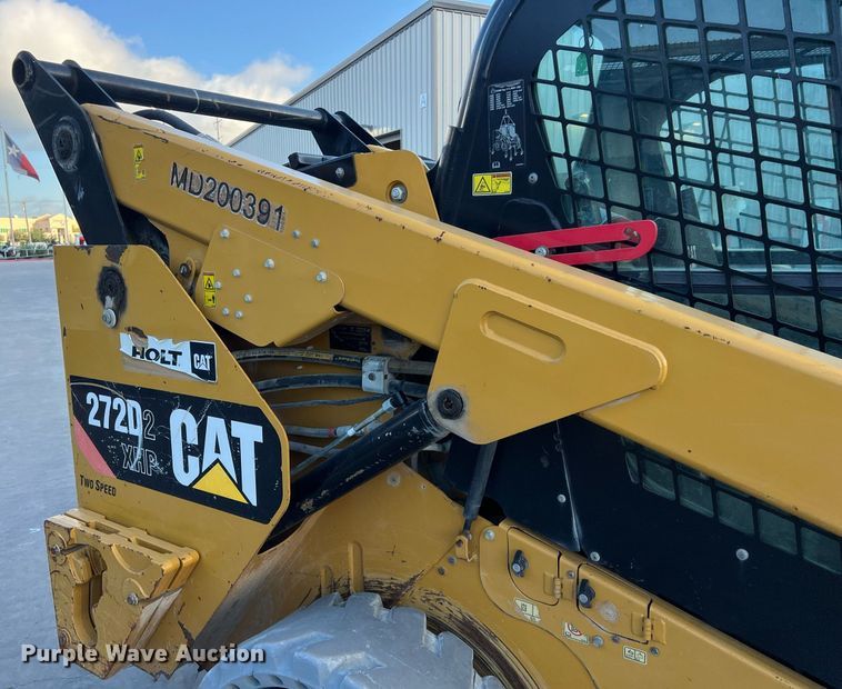 image for item EJ3029 2016 Caterpillar 272D2 XHP skid steer loader