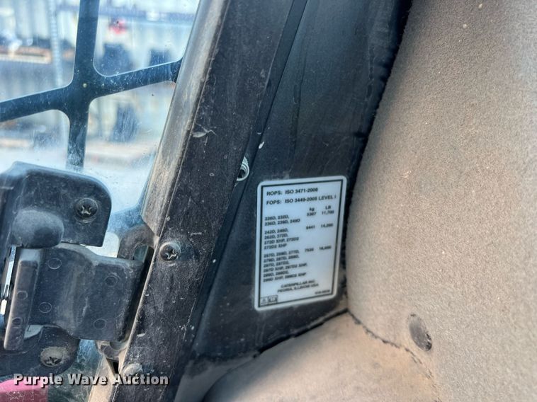 image for item EJ3029 2016 Caterpillar 272D2 XHP skid steer loader