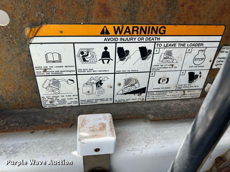 image for item EJ3031 1995 Bobcat 753 skid steer loader