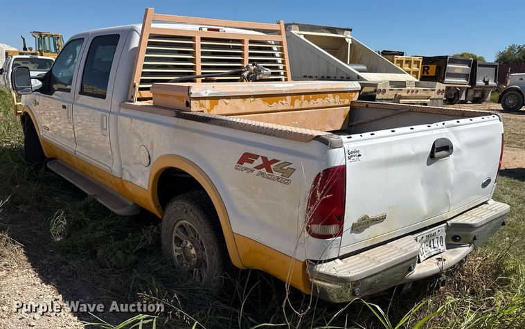image for item EJ3077 2006 Ford F250 Crew Cab pickup truck
