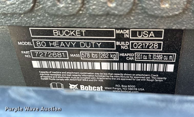 image for item EJ3093 2017 Bobcat T650 tracked skid steer loader