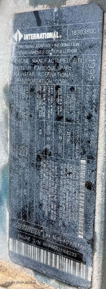 image for item EJ3094 2000 International  4700 dump truck