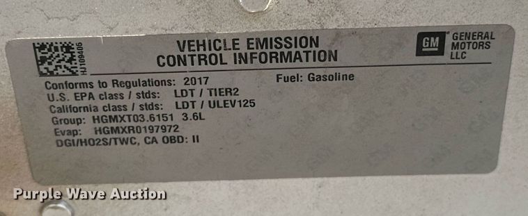 image for item EJ4866 2017 Buick Enclave SUV