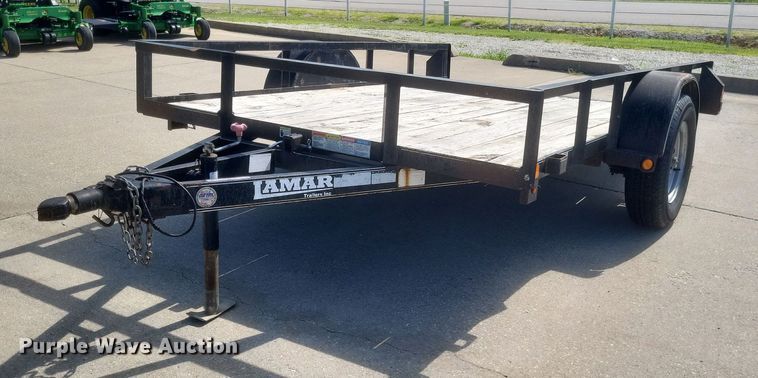 image for item EJ8010 2016 Lamar utility trailer