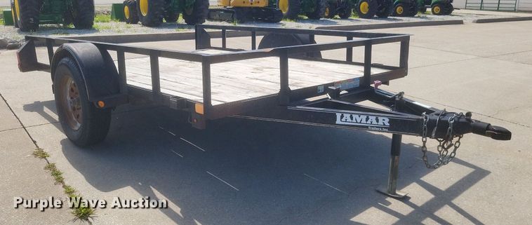 image for item EJ8010 2016 Lamar utility trailer