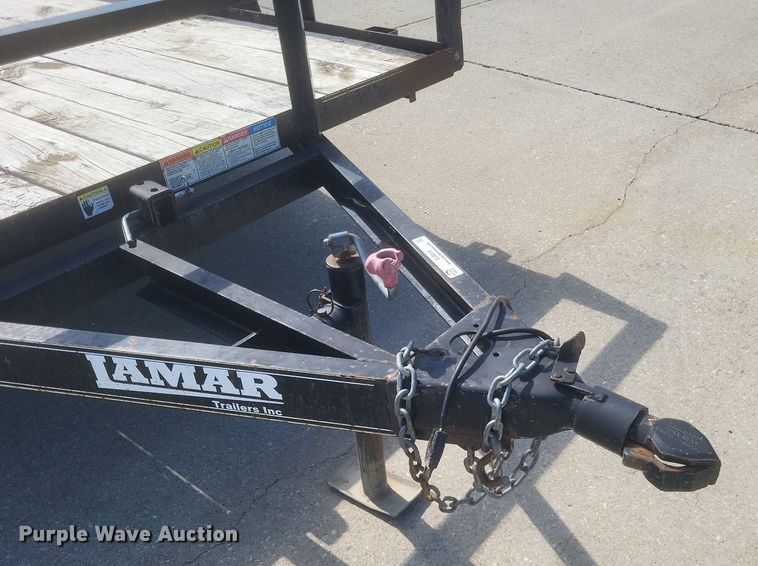 image for item EJ8010 2016 Lamar utility trailer