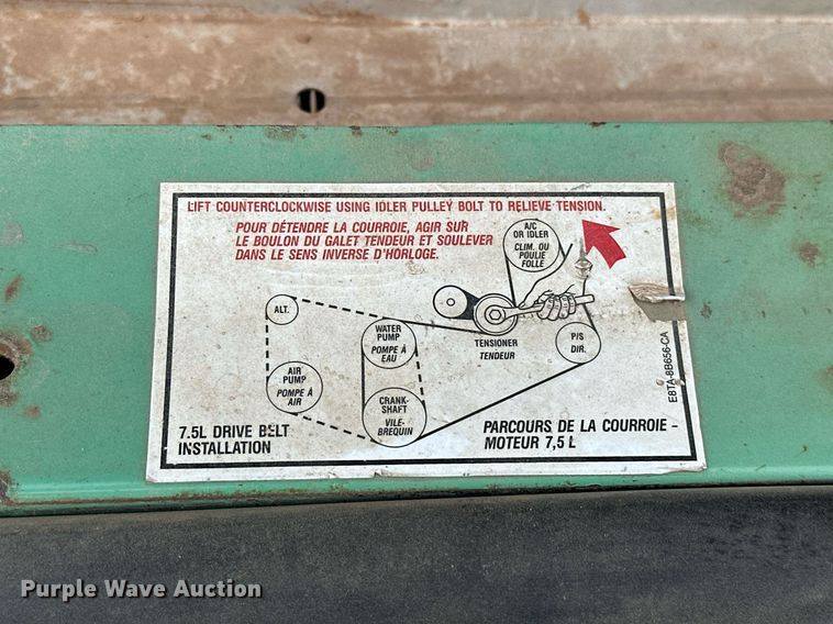 image for item EK0002 1994 Ford F450 Super Duty utility / service truck