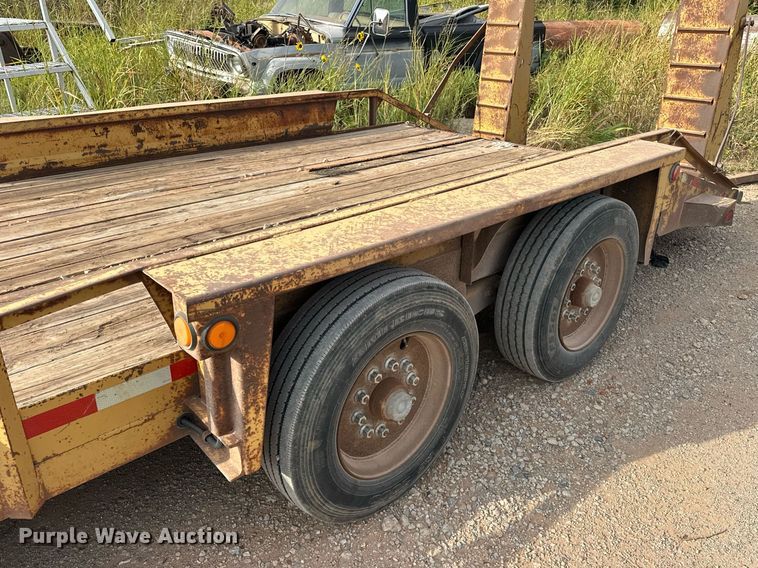 image for item EK0003 2008 Belshe BF9T equipment trailer