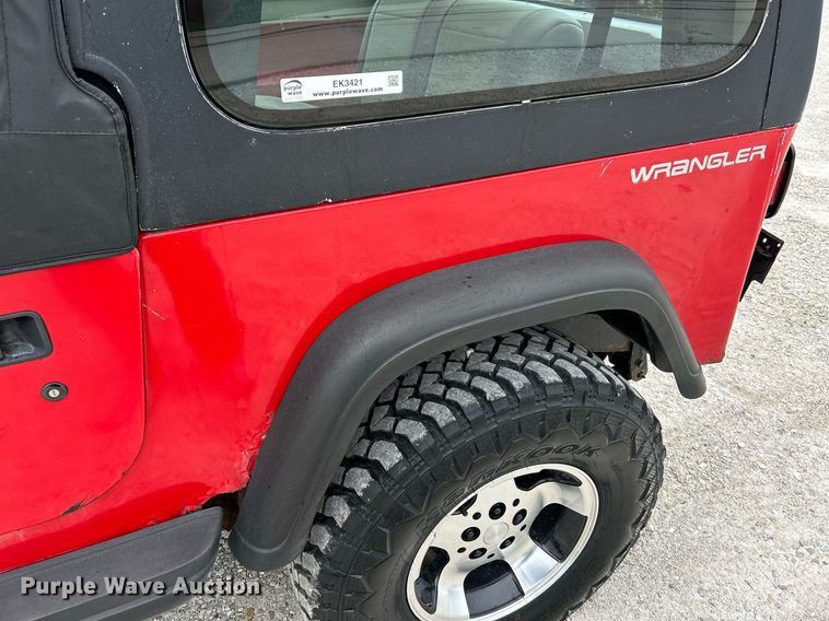 image for item EK3421 1995 Jeep Wrangler  SUV