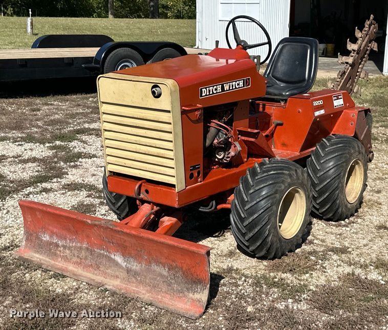 image for item EN0038 1978 Ditch witch  2200 trencher