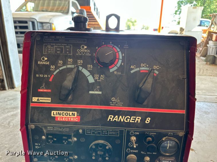 image for item EN0040 Lincoln eclectic  Ranger 8 welder