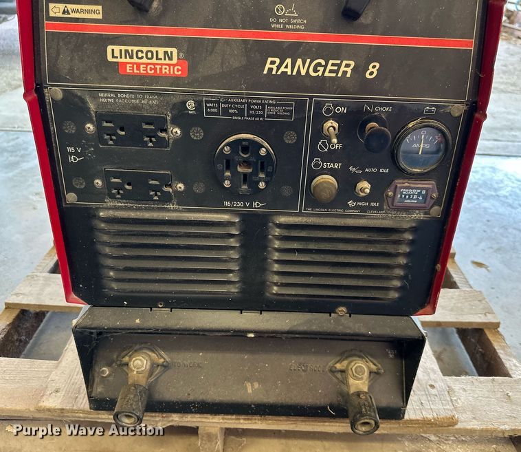image for item EN0040 Lincoln eclectic  Ranger 8 welder