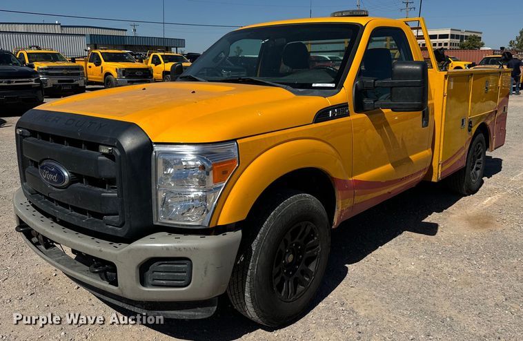 image for item EQ2217 2015 Ford F350 Super Duty utility bed pickup truck