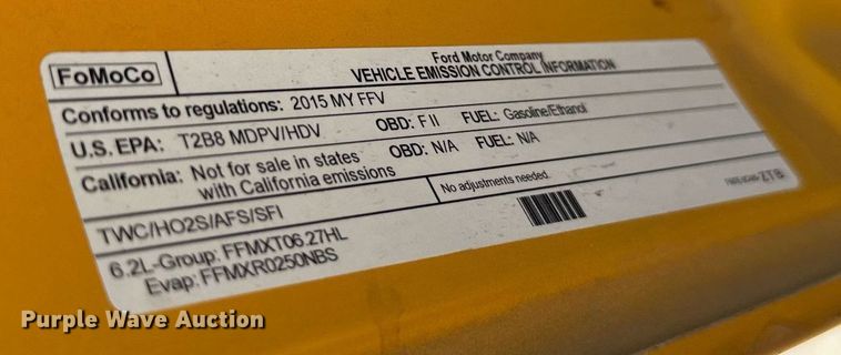 image for item EQ2217 2015 Ford F350 Super Duty utility bed pickup truck