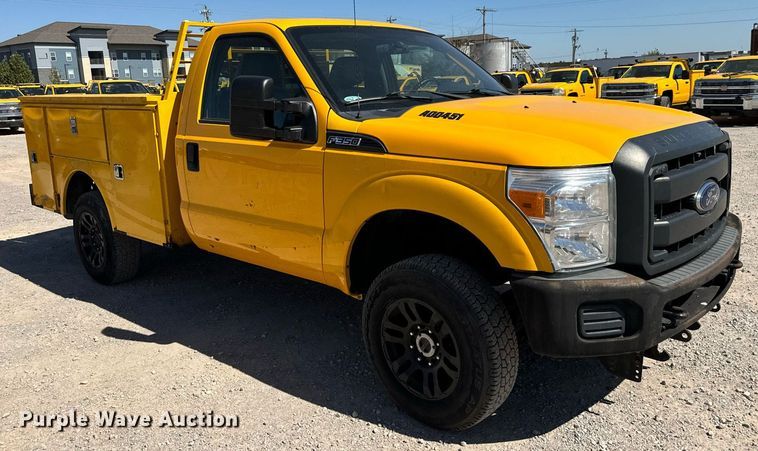 image for item EQ2219 2015 Ford F350 Super Duty utility bed pickup truck