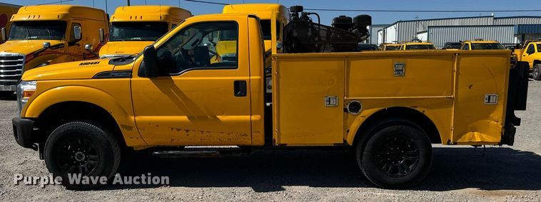 image for item EQ2219 2015 Ford F350 Super Duty utility bed pickup truck