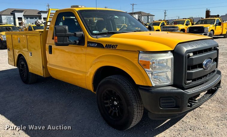 image for item EQ2233 2015 Ford F350 Super Duty utility bed pickup truck