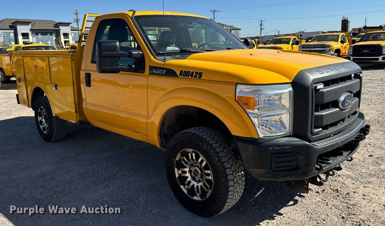 image for item EQ2234 2015 Ford F350 Super Duty utility bed pickup truck