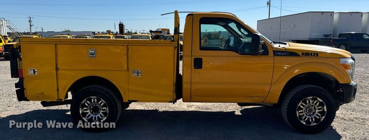 image for item EQ2234 2015 Ford F350 Super Duty utility bed pickup truck