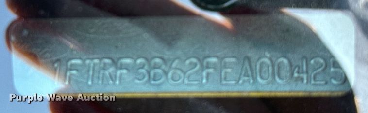 image for item EQ2234 2015 Ford F350 Super Duty utility bed pickup truck