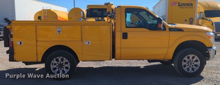 image for item EQ2238 2015 Ford F350 Super Duty utility bed pickup truck