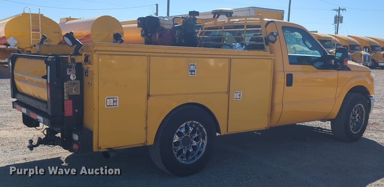 image for item EQ2240 2015 Ford F350 Super Duty utility bed pickup truck