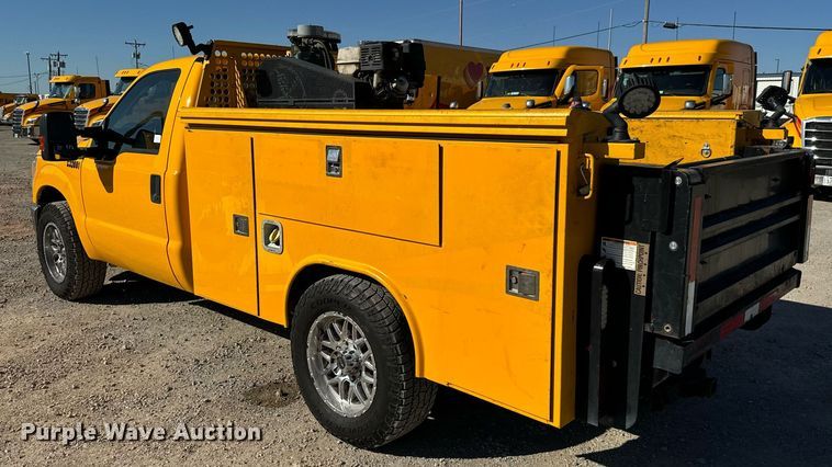 image for item EQ2244 2016 Ford F350 Super Duty utility bed pickup truck