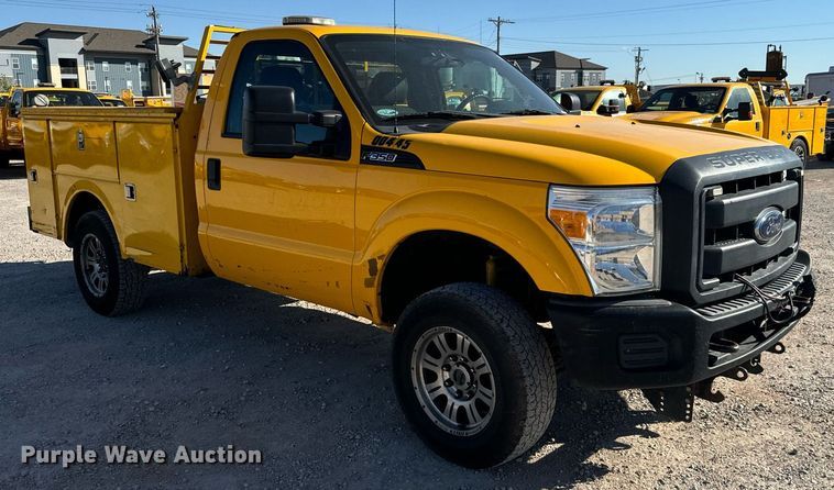 image for item EQ2246 2015 Ford F350 Super Duty utility bed pickup truck